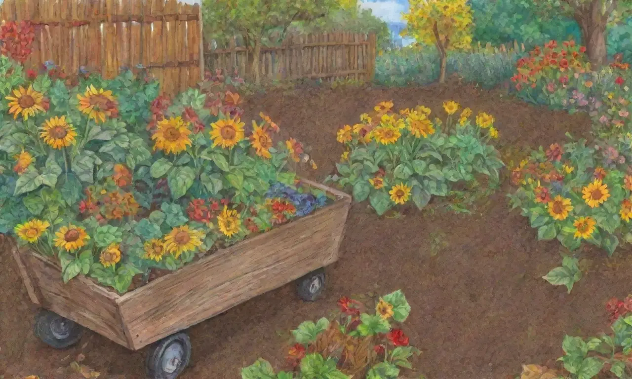 Un jardín vibrante en armonía con la naturaleza