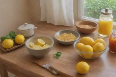 Una cocina vibrante con jengibre