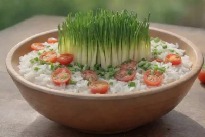 Un festín colorido y aromático de verduras frescas