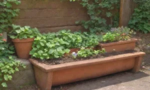 Un jardín vibrante y sereno lleno de colores
