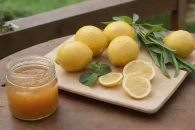 Una cocina acogedora y vibrante con limones