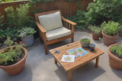 Un sereno jardín invita a la tranquilidad y la salud
