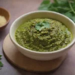 Un plato vibrante con hojas de moringa