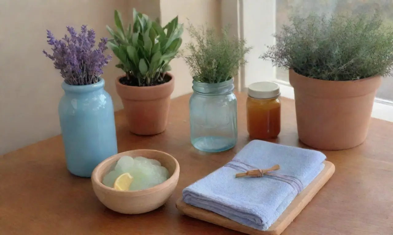 Un rincón acogedor con aromas relajantes y elementos naturales