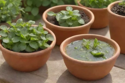 Un jardín soleado y vibrante