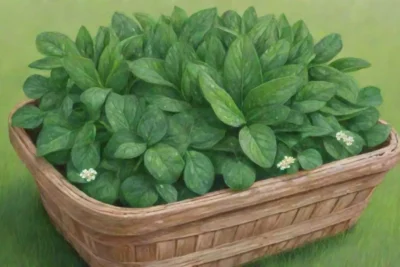 Un campo verde vibrante con berros frescos simboliza salud y tranquilidad