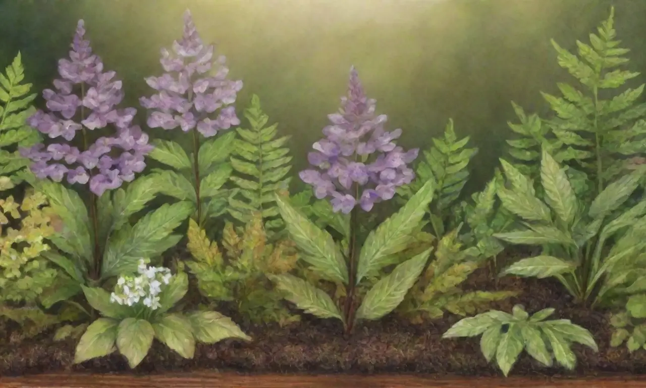 Un jardín sereno y vibrante