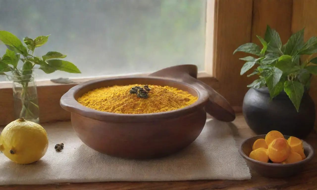 Una cocina acogedora llena de especias, colores y aromas vibrantes