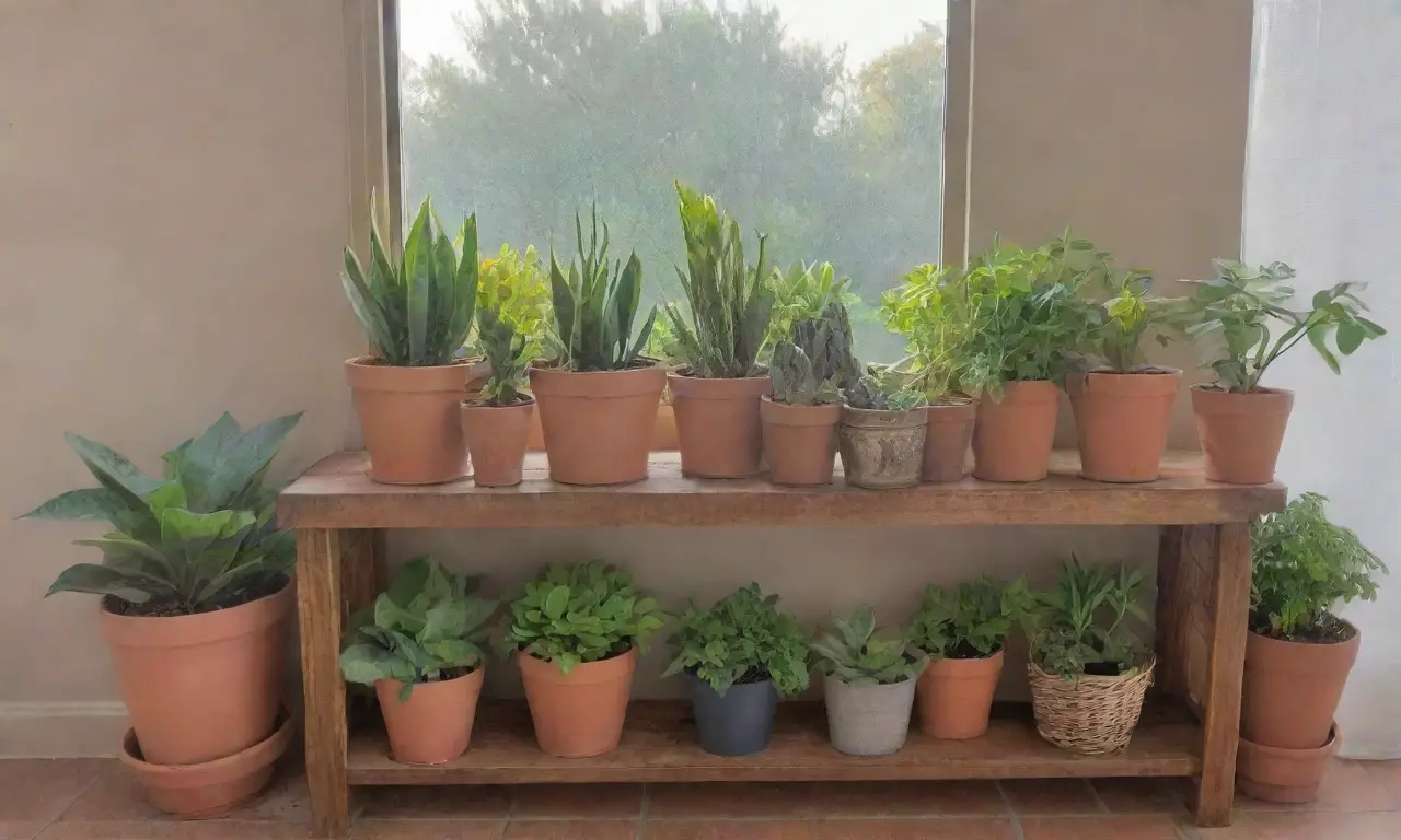 Un rincón acogedor lleno de plantas, luz natural y un ambiente relajante