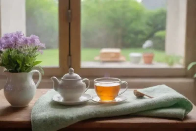 Un momento sereno con lavanda