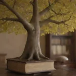Un árbol de ginkgo biloba rodeado de referencias culturales populares