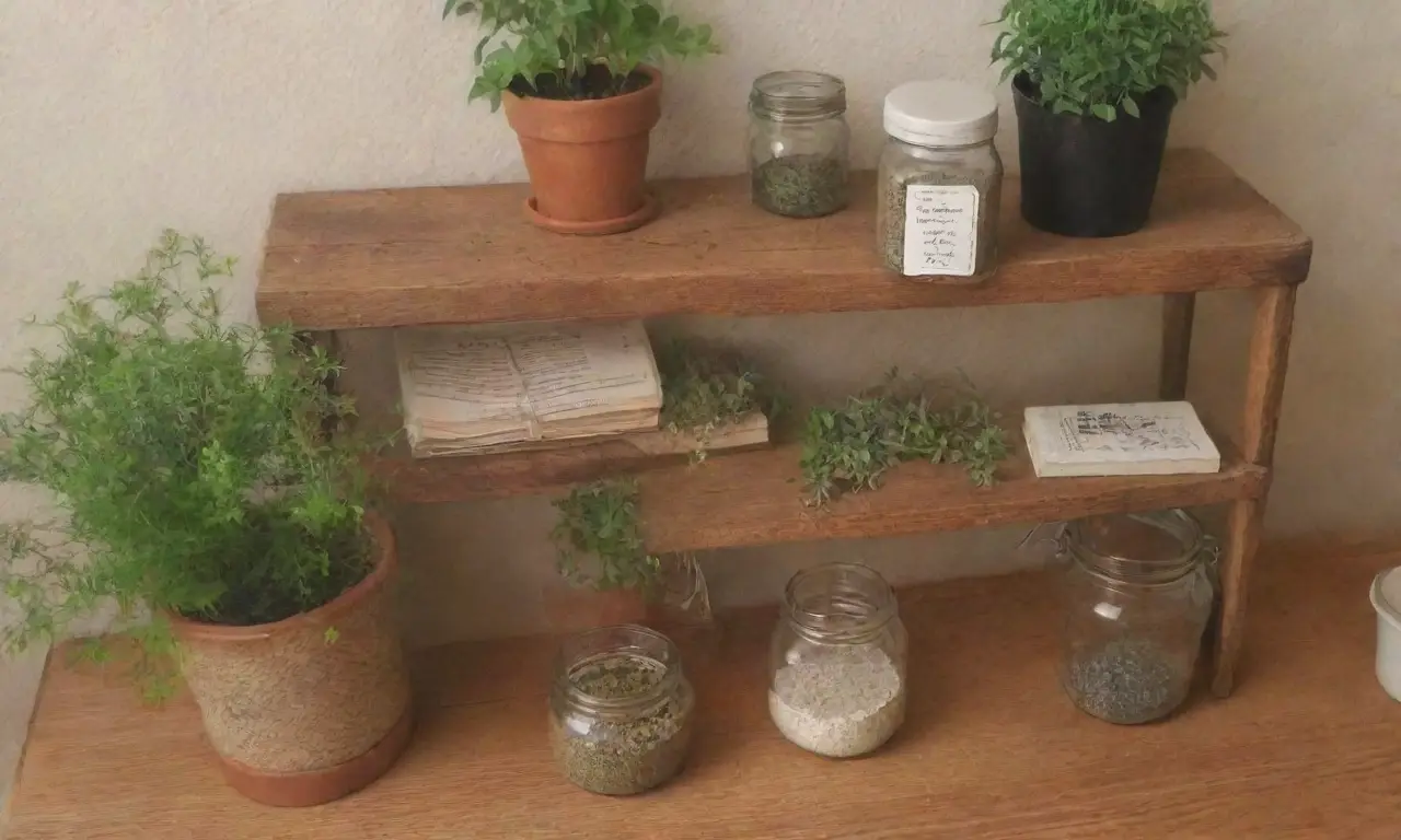 Un espacio acogedor lleno de hierbas, luz suave y aromas de té