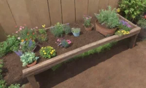 Un jardín vibrante con flores