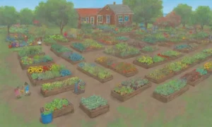 Un vibrante jardín lleno de risas