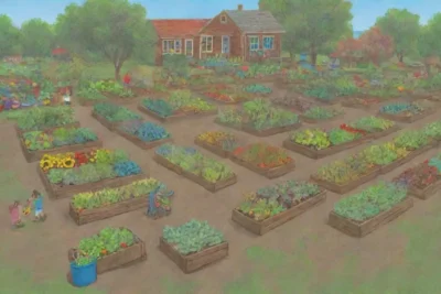 Un vibrante jardín lleno de risas