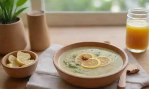 Un ambiente acogedor con té de jengibre