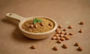 Rama de tomillo fresco con destacados beneficios nutricionales en un fondo natural.