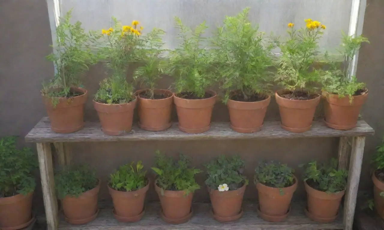 Un acogedor jardín interior lleno de plantas vibrantes y aromas frescos