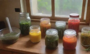 Una cocina vibrante y acogedora llena de colores