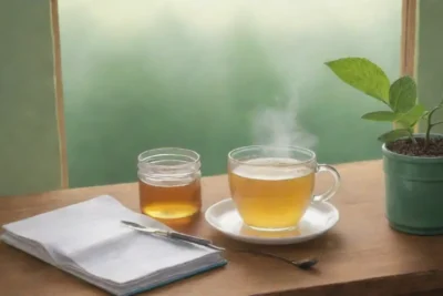 Un momento de tranquilidad con té