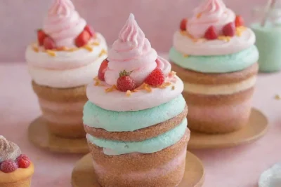 Un festín de dulces colores y sabores en un ambiente acogedor